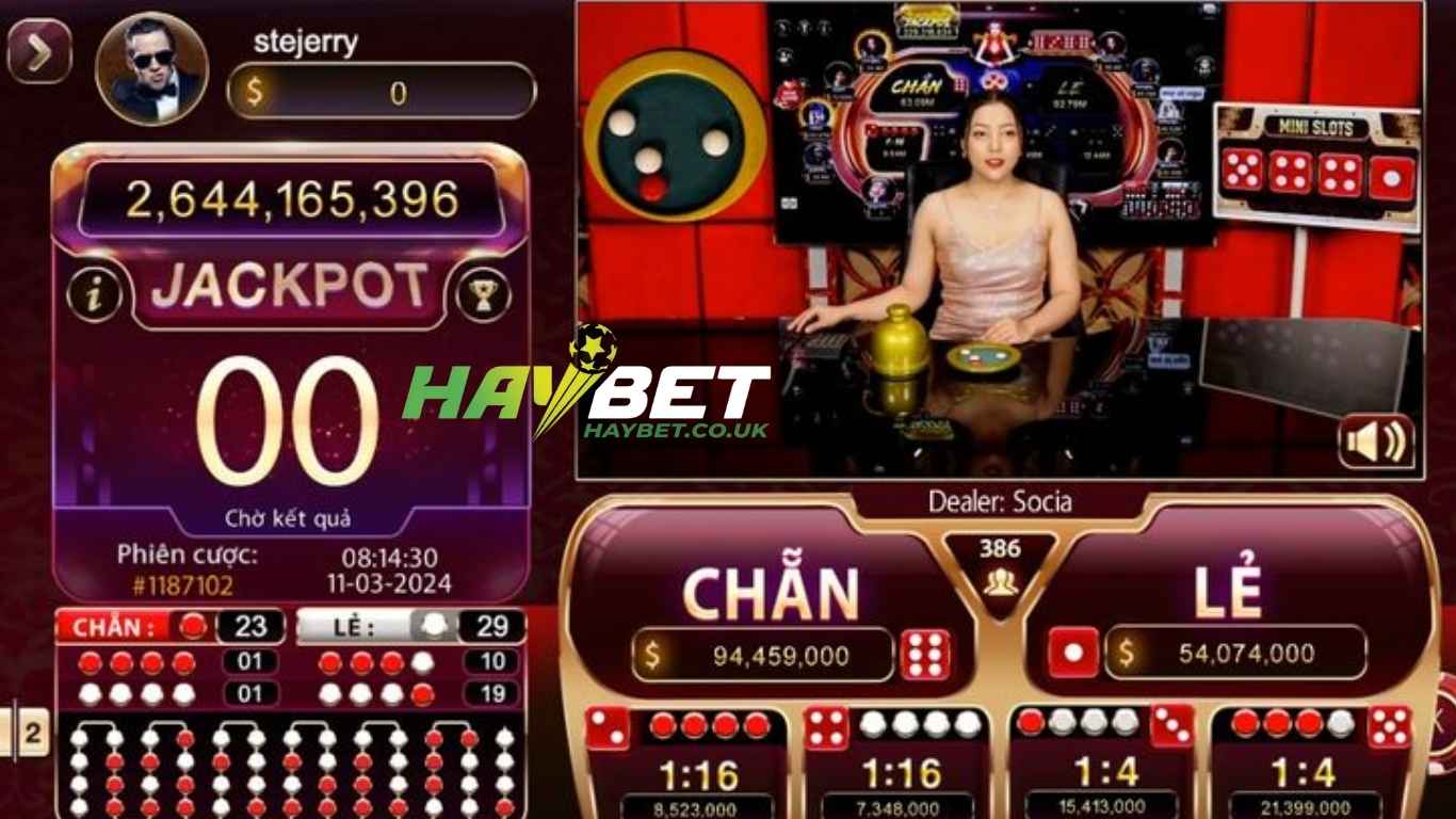 Giới thiệu sảnh chơi xóc đĩa live Haybet