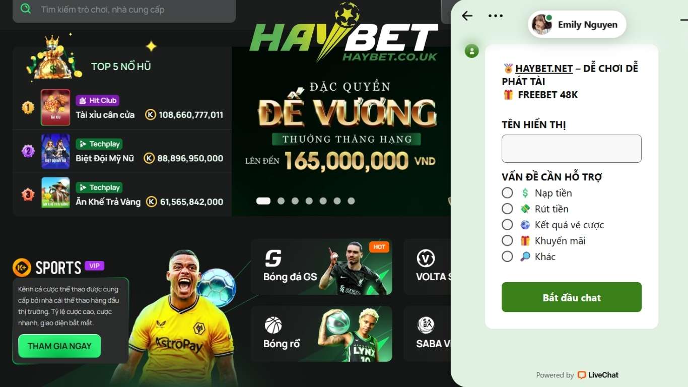 Ưu điểm của hệ thống liên hệ Haybet