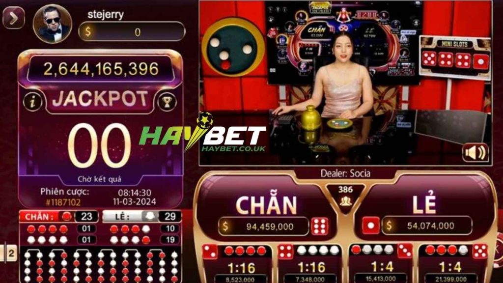 Giới thiệu sảnh chơi xóc đĩa live Haybet